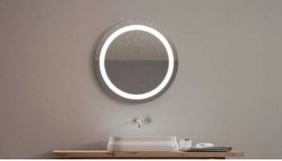 Ledspiegel Creavit Queen 60 x 60 cm rond met verlichting rondom in de spiegel