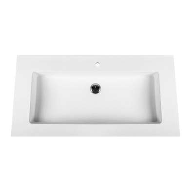 ALONI SOLID SURFACE WASTAFEL (80CM) - WIt