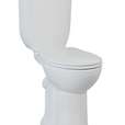 Toilet staand met bidetsproeier ideaal voor ouderen en mindervaliden, CA-uitgang verhoogd