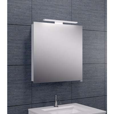 Luxe spiegelkast + Led verlichting 60x60x14cm Aluminium