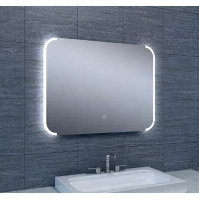 Spiegel LED dimbaar Wiesbaden Bracket condensvrij 80 x 60 cm