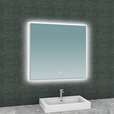Badkamer spiegel met Led + anti condens rechthoek 80 x 80 cm