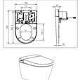 Creavit WQ Smart toilet met zitting en afstandbediening