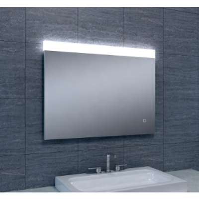 Spiegel LED dimbaar Wiesbaden Single condensvrij 80 x 60 cm