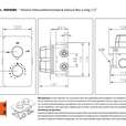 Inbouwthermostaat Best-Design "Verona" & inb.box 2-weg 1/2"